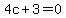 4c%2B3=0