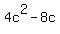 4c%5E2-8c