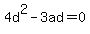 4d%5E2-3ad=0