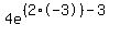 4e%5E%28%282%2A-3%29-3%29