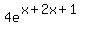 4e%5E%28x+%2B+2x+%2B+1%29