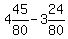 4expr%2845%2F80%29-3expr%2824%2F80%29