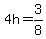 4h=expr%283%2F8%29