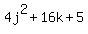 4j%5E2+%2B+16k+%2B+5