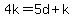 4k=5d%2Bk