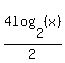 4log%282%2C%28x%29%29%2F2