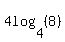 4log%284%2C%288%29%29