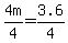 4m%2F4=3.6%2F4