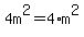 4m%5E2=4%2Am%5E2