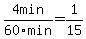 4min%2F60min=1%2F15