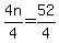 4n%2F4=52%2F4