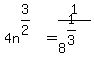 4n%5E%283%2F2%29=1%2F8%5E%281%2F3+%29