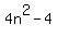 4n%5E2+-+4