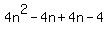 4n%5E2+-+4n+%2B+4n+-+4
