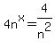 4n%5Ex+=+4%2Fn%5E2