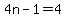 4n-1=4