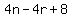 4n-4r%2B8