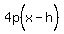 4p%28x-h%5E%22%22%29