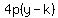 4p%28y-k%29