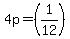 4p=%281%2F12%29