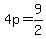 4p=9%2F2