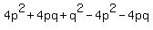 4p%5E2%2B4pq%2Bq%5E2-4p%5E2-4pq