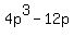 4p%5E3+-+12p