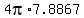 4pi%2A7.8867