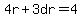 4r%2B3dr=4