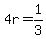 4r=1%2F3