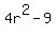 4r%5E2-9