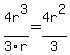 4r%5E3%2F3r+=+4r%5E2%2F3