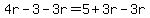 4r-3-3r=5%2B3r-3r