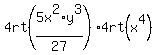 4rt%285x%5E2%2Ay%5E3%2F27%29%2A4rt%28x%5E4%29