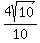 4sqrt%2810%29%2F10