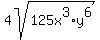 4sqrt%28125x%5E3%2Ay%5E6%29%29