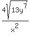 4sqrt%2813y%5E7%29%2Fx%5E2