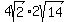 4sqrt%282%29%2A2sqrt%2814%29