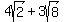 4sqrt%282%29+%2B+3sqrt%288%29