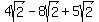 4sqrt%282%29+-+8sqrt%282%29+%2B+5sqrt%282%29