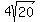 4sqrt%2820%29