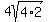 4sqrt%284%2A2%29