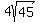 4sqrt%2845%29