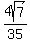 4sqrt%287%29%2F35