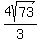 4sqrt%2873%29%2F3
