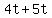 4t%2B5t