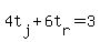 4t%5Bj%5D%2B6t%5Br%5D=3