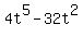 4t%5E5-32t%5E2
