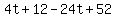 4t+%2B+12+-+24t+%2B+52%29