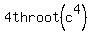 4throot%28c%5E4%29